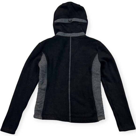 Kuhl Womens Alfpaca Hoodie Fleece Full Zip Black/Gray Outdoor Warm Wear Medium - Picture 4 of 16